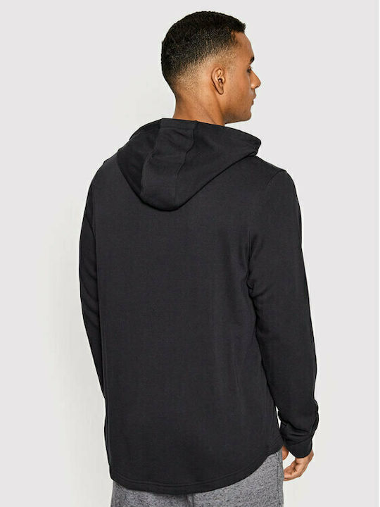 Under Armour Rival Terry Men's Sweatshirt with Hood and Pockets Black