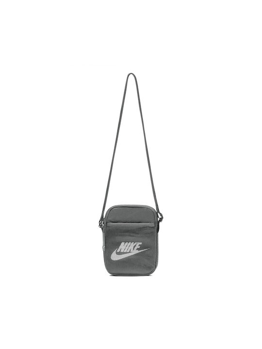 Nike Heritage Ανδρική Τσάντα Ώμου / Χιαστί σε Γκρι χρώμα