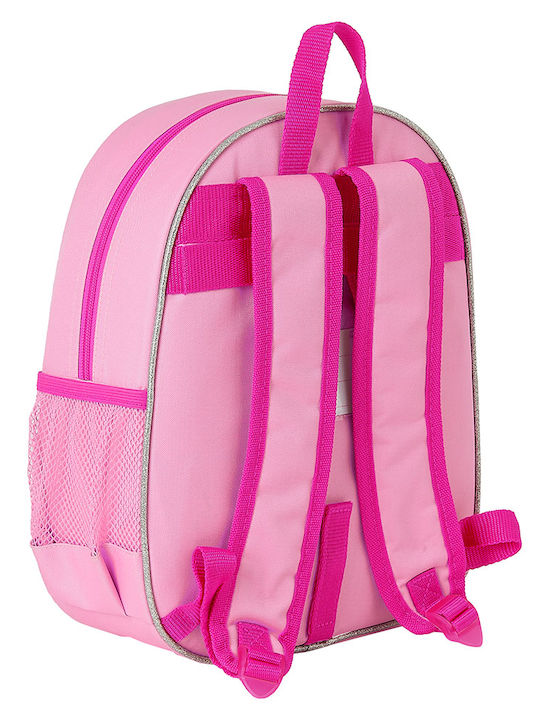 Safta Bambi 3D Schulranzen Rucksack Kindergarten in Rosa Farbe 10Es