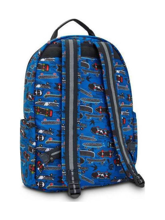 Kipling Seoul Παιδική Τσάντα Πλάτης Μπλε 35x21εκ.