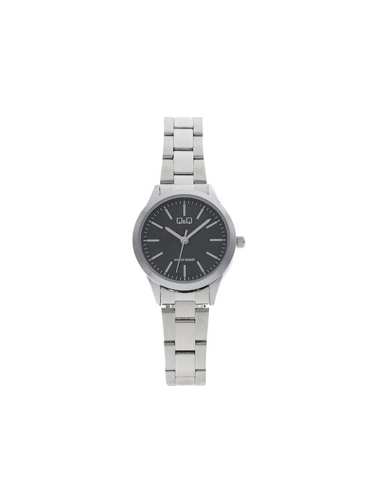 Q&Q Watch with Silver Metal Bracelet