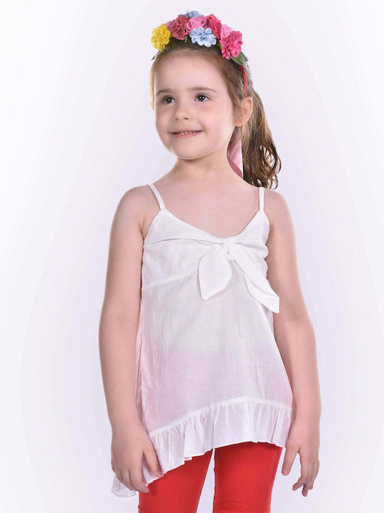 Trax Kids Blouse Sleeveless White