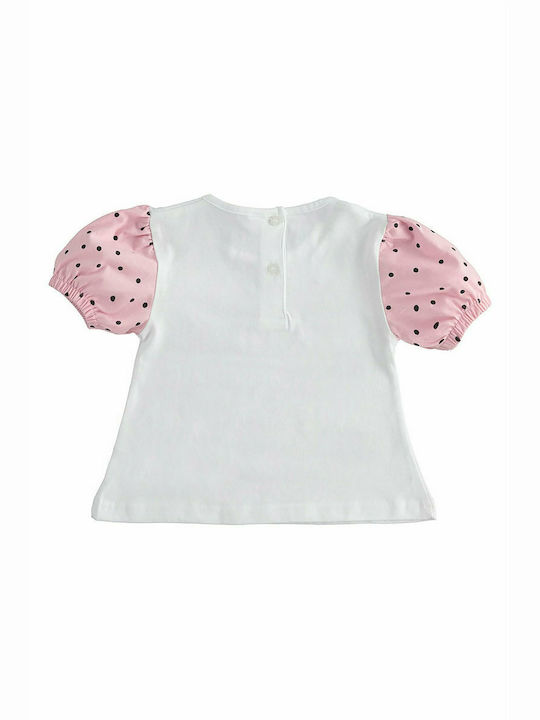 iDO Kids Blouse Short Sleeve White