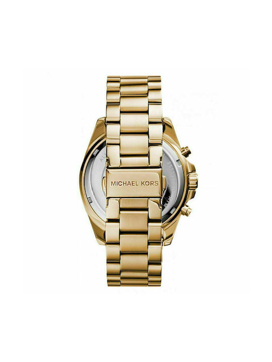 Michael Kors Bradshaw Uhr Chronograph mit Gold Metallarmband