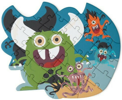 Kinderpuzzle Monster für 3+ Jahre alt+ Jahre 33pcs Scratch Europe