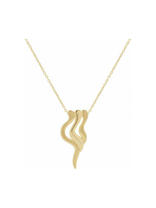 Jcou Like The Wind Necklace from Gold Plated Silver