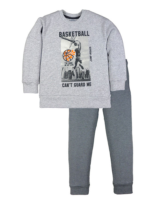 Trax Kids Sweatpants Set Gray 2pcs