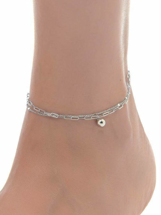 Oxzen Fußarmband aus Silber