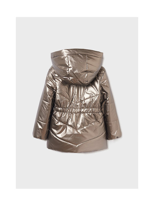 Mayoral Kinderparka Lang mit Kapuze Gold