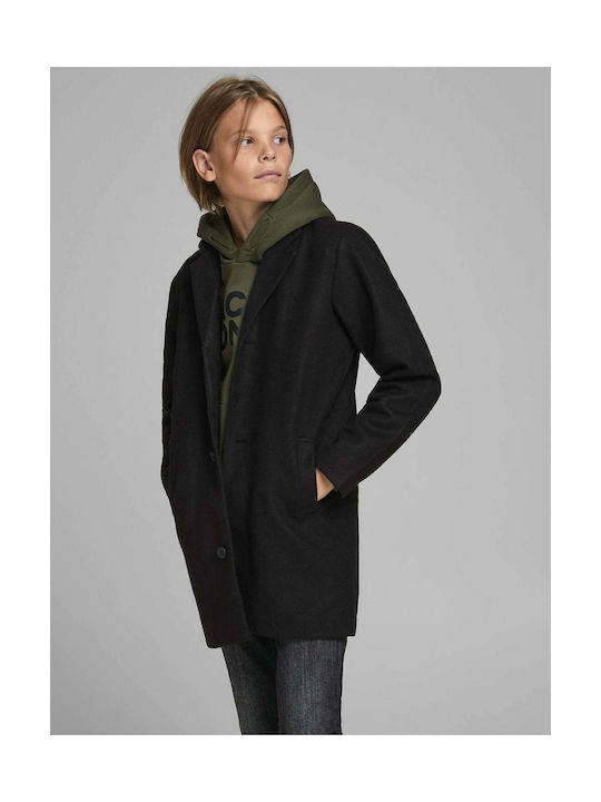 Jack & Jones Kids Coat Long Black