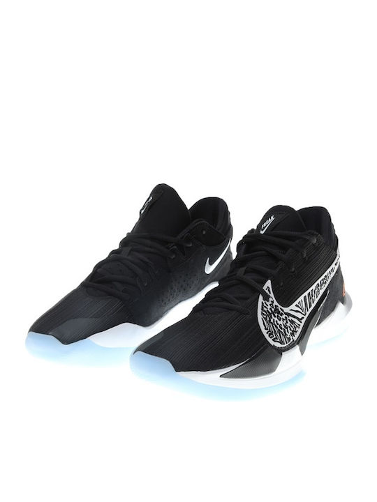 Zoom Freak 2 Niedrig Basketballschuhe Schwarz