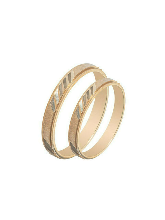 Maschio Femmina Wedding Ring 14K