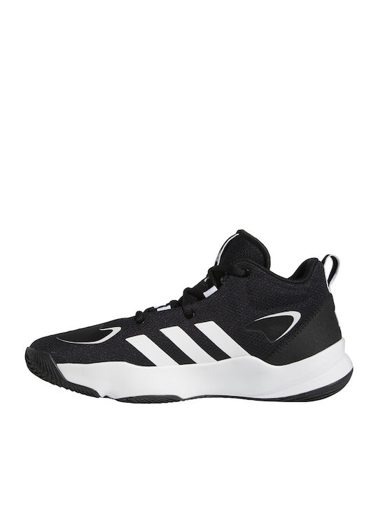 Pro N3XT 2021 Χαμηλά Μπασκετικά Παπούτσια Core Black / Cloud White / Silver Metallic