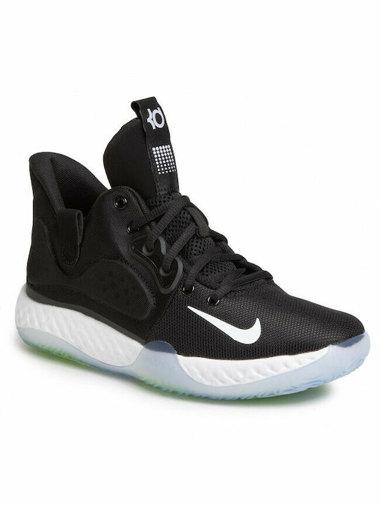 Nike KD Trey 5 VII Χαμηλά Μπασκετικά Παπούτσια Black / White / Cool Grey / Volt