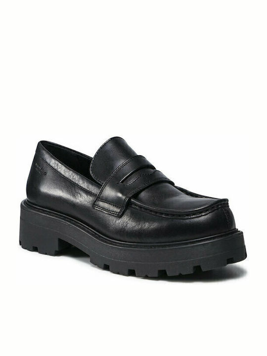 Vagabond Cosmo 2.0 Γυναικεία Loafers σε Μαύρο Χρώμα