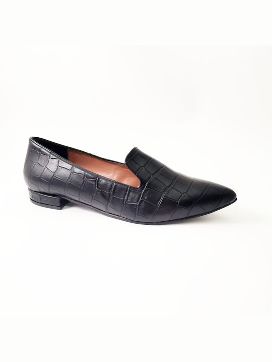 WOMEN'S LOAFERS Kroko - Schwarz