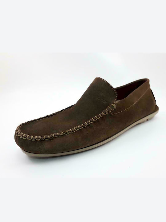 BOX Beige suede moccasin - Beige