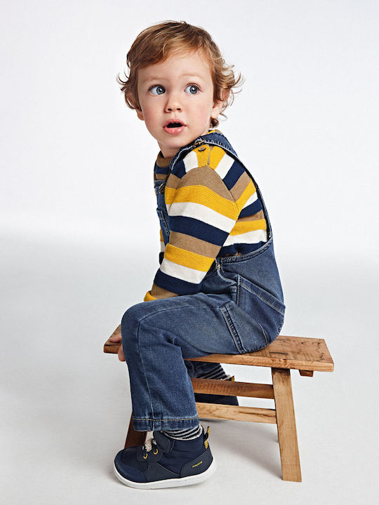 Mayoral Ecofriends Kinder-Jeanshosen Latzhose Blau