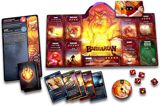 Extensie de Joc Dice Throne: Season One ReRolled Box 1 - Barbarian vs Moon Elf pentru 2-6 Jucători 8+ Ani (EN) Roxley