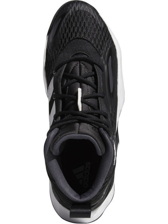 Exhibit A Mid High Basketball Shoes Core Black / Silver Metallic / Team Dark Grey