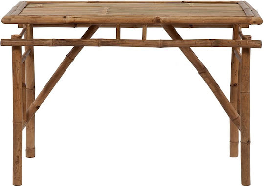 Tisch Zusammenklappbar 115x50x75cm Braun