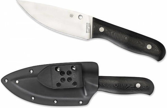 Spyderco Serrata G10 Pin Messer Schwarz in Hülle