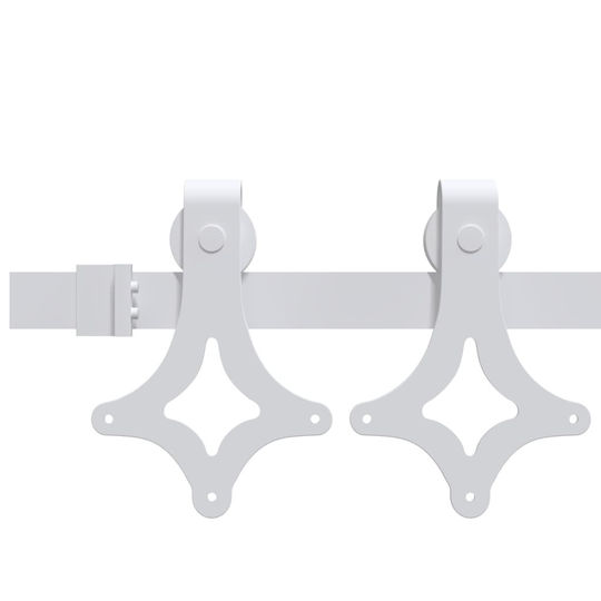 vidaXL Door Return Mechanism for Doors up to 200cm and 100kg White