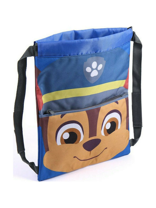 Paw Patrol Geantă pentru Copii Săculeț Albastru 27buccm.