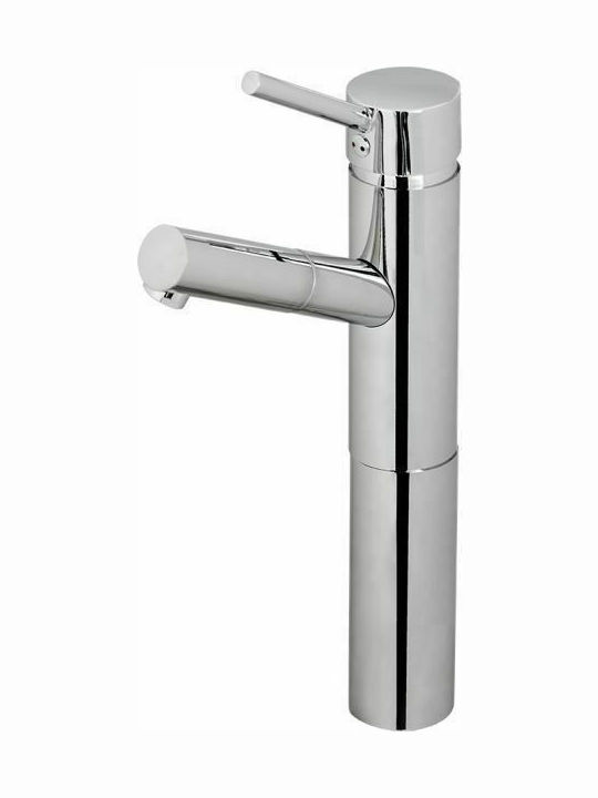 Gloria Colonati Alta Mixing Tall Sink Faucet Silver