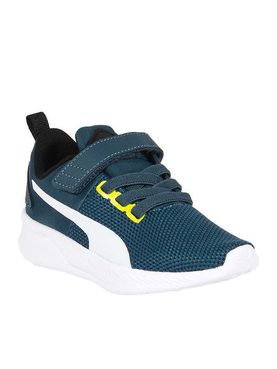 Flyer Runner Kids Sports Shoes Running with Hoop & Loop Closure Blue