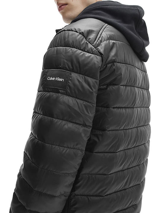 Geacă de Iarnă Puffer Negru