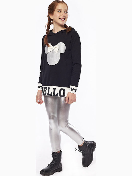 Kinder Leggings Lang Silber