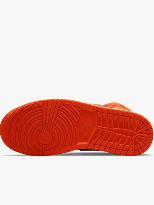 Air  1 Retro Mid SE Boots Crimson Bliss / Black / Sail / Rush Orange