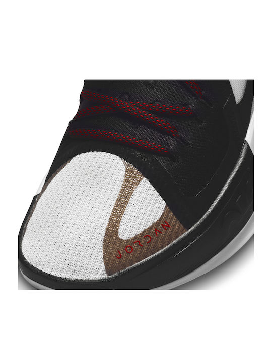 Zoom Separate High Basketball Shoes Black / White / Sky Grey / Gym Red