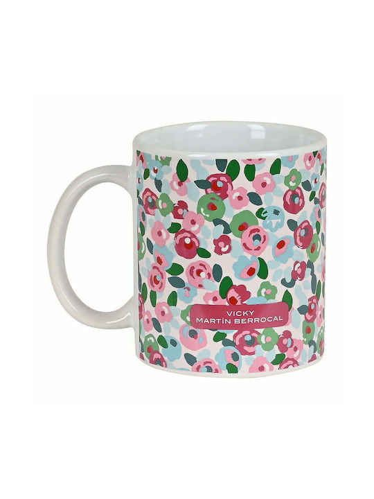 Berrocal Rosebloom Ceramic Cup Multicolour 350ml