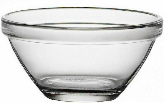Bormioli Rocco Pompei Servierschüssel Rund Glas Transparent mit Durchmesser 7cm