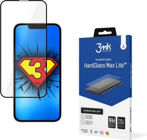 3MK Max Lite Full Face Tempered Glass Negru (Redmi 10A) 3ΜΚ6033