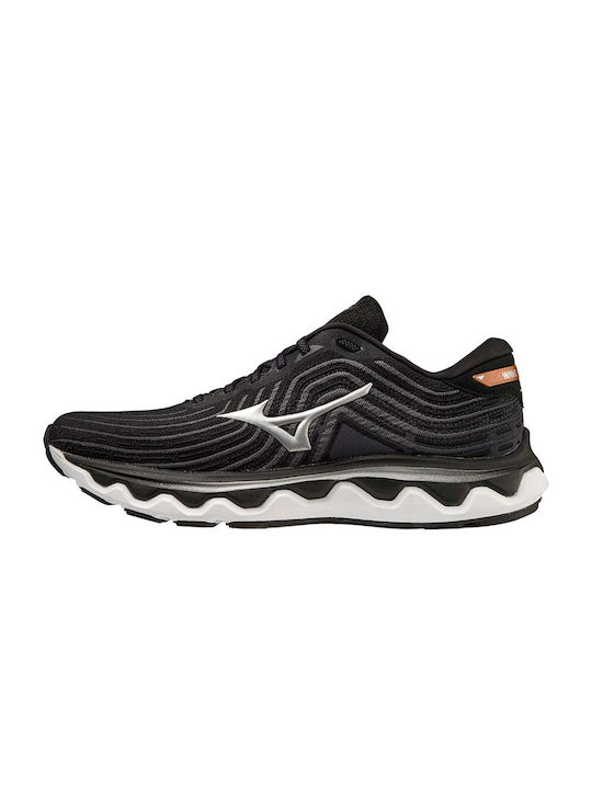 Mizuno Wave Horizon 6 Ανδρικά Αθλητικά Παπούτσια Running Μαύρα