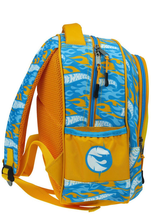 Gim Challenge Accepted Hot Wheels Schulranzen Rucksack Kindergarten Mehrfarbige mit Flaschenhalter 12lt 2022