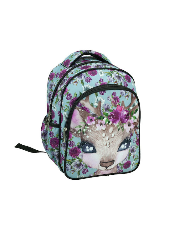 Back Me Up Deer School Bag Backpack Kindergarten Multicolored