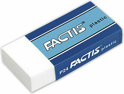 Factis Γόμα για Μολύβι Factis Πλαστική Λευκή