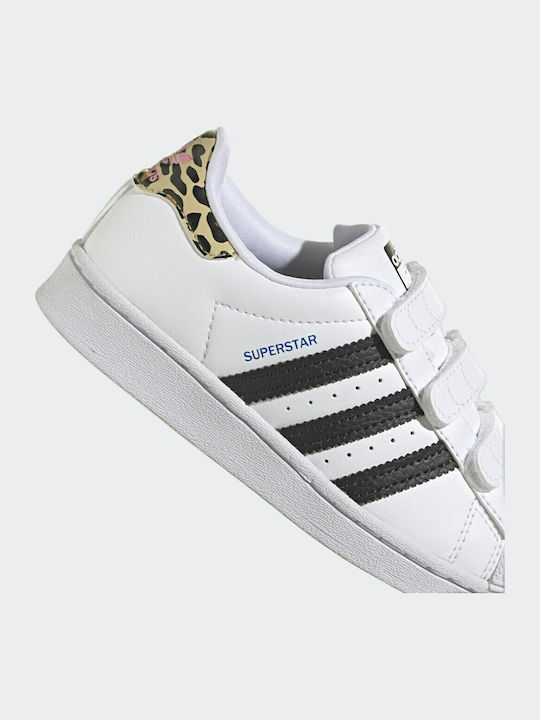 Superstar Superstar Kids Sneakers with Scratch Cloud White / Core Black / Blue