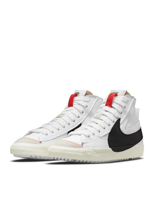 Nike Blazer Mid '77 Jumbo Flatforms Boots White Black Sail