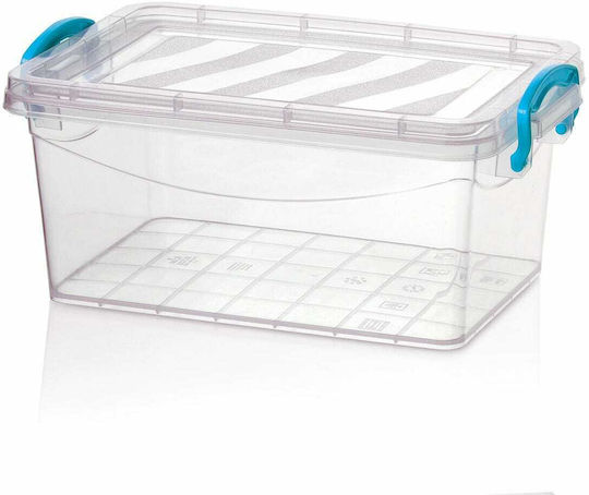 Viosarp Plastic Cutie de Depozitare cu Capac Transparent 43x28x18cm 1buc