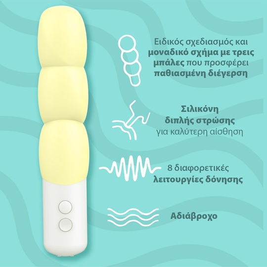 Durex Play Sorbett-Oh Κλασικός Δονητής 15.9cm Κίτρινος