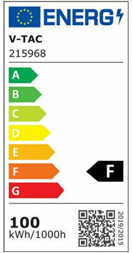 V-TAC Rezistent la apă Proiector LED 100W Alb Natural 4000K IP65