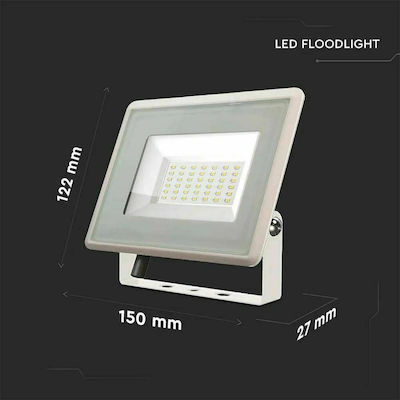 V-TAC Waterproof LED Floodlight 30W Cold White 6500K IP65