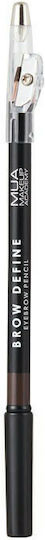 MUA Brow Define Pencil for Eyebrows Mid Brown