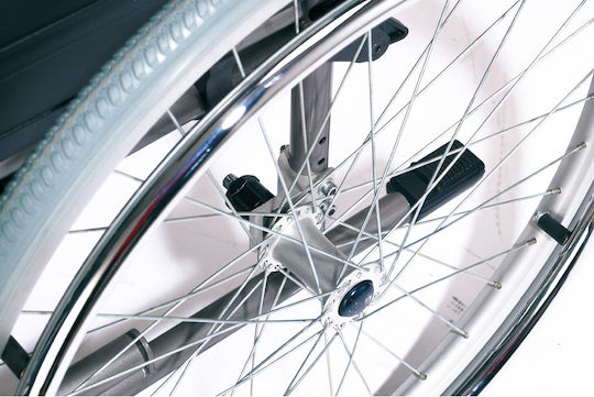 Bischoff & Bischoff S-Eco 300 Deluxe με Συμπαγείς Τροχούς Αναπηρικό Αμαξίδιο 24" Απλού Τύπου 43cm