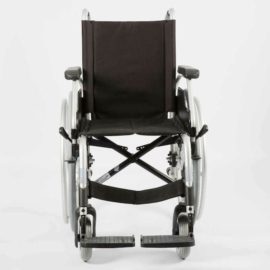 Meyra Budget II 9.050 Wheelchair Folding Simple Type with Simple Back 48cm 9.050 Silver
